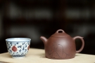 紫砂壶图片:文人作品 全手矮秦权 游心堂装饰 传统经典 - 宜兴紫砂壶网
