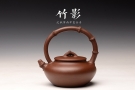 紫砂壶图片:沈秋伟丙申夏全手作品 饱满温润 气韵贯通 精品老紫泥 竹影 - 宜兴紫砂壶网