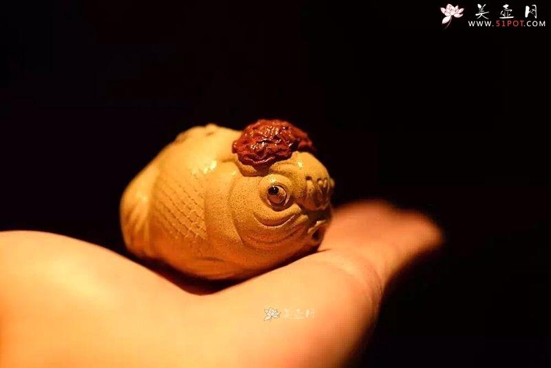 紫砂壶图片： 茶盘尤物  做工精细 生动传神 寓意吉祥之鸿运当头 - 宜兴紫砂壶网