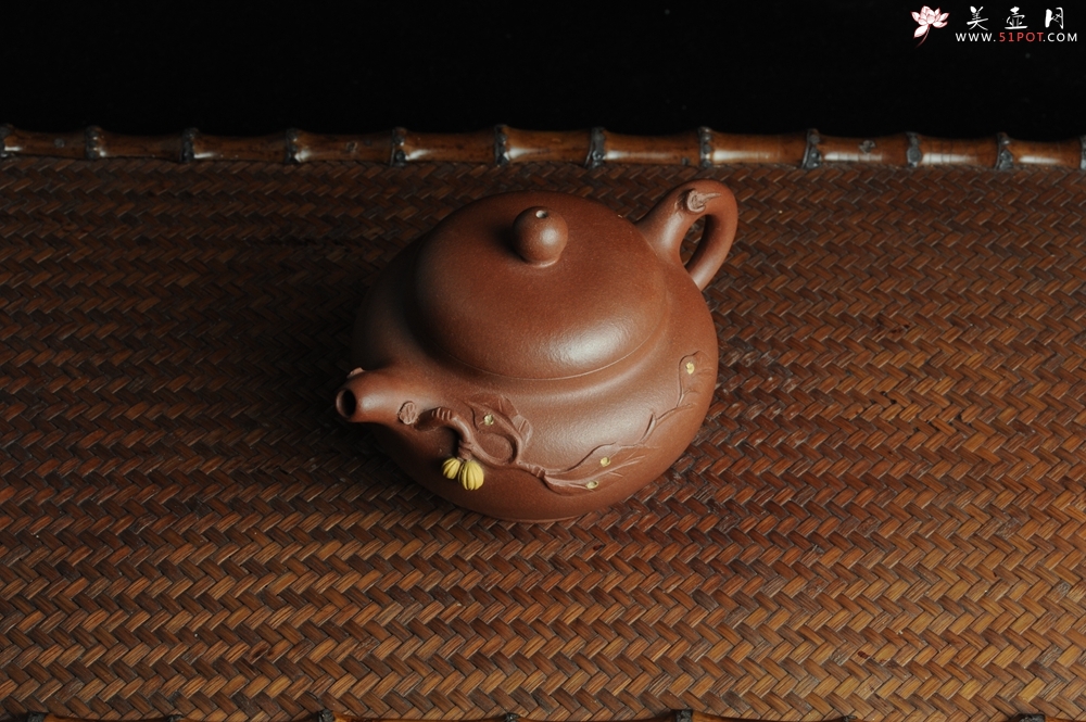 紫砂壶图片：美壶特惠 柿圆壶 - 美壶网