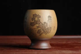 紫砂壶图片:精品紫砂杯 私人定制 紫泥粉段泥 清供文气 手感特扎实 茶人醉爱 每个都不一样 - 美壶网
