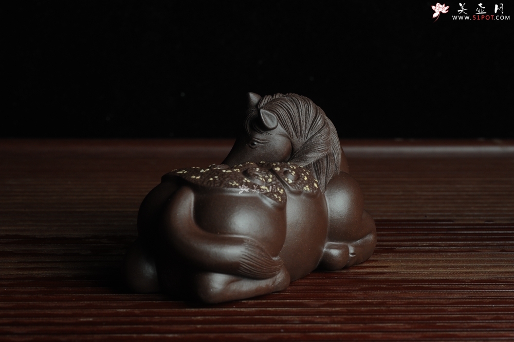紫砂壶图片：美宠特惠 马上如意 神态细腻 做工灰常精致 手工茶宠 - 美壶网