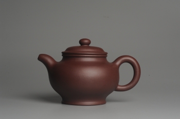 紫砂壶图片:实力派杨老师全手工紫茄泥大亨掇只 深得其味 泥料灰常油润 - 宜兴紫砂壶网