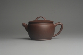 紫砂壶图片:美壶特惠 精致黑星老紫泥汉瓦 茶人醉爱 - 美壶网