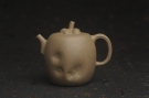 紫砂壶图片:美壶特惠 精致薄胎青段泥瓜菱壶 质量仅84g 茶人醉爱 - 宜兴紫砂壶网