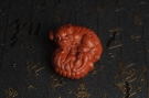 紫砂壶图片:美宠特惠 精致大红袍朱泥镇宅对狮子紫砂茶宠摆件 长6.5cm宽5.5cm高3.5cm - 宜兴紫砂壶网