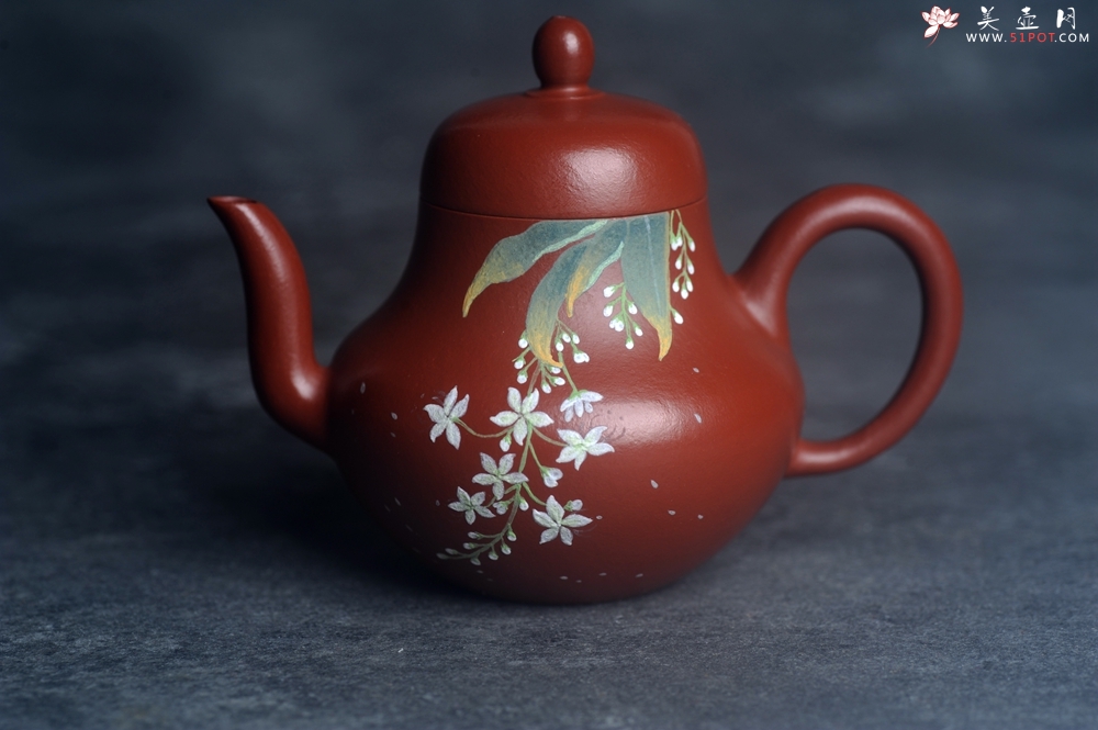 紫砂壶图片：美壶特惠 优质朱泥梨形壶 工夫茶具  茶人醉爱 - 宜兴紫砂壶网