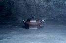 紫砂壶图片:美壶特惠 柴烧六方虚扁紫砂壶 茶人醉爱 - 宜兴紫砂壶网