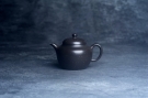 紫砂壶图片:美壶特惠 特好黑泥铺砂莲子壶 茶人醉爱 - 宜兴紫砂壶网