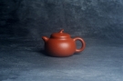 紫砂壶图片:美壶特惠 特好红泥桂花砂茄段壶 茶人醉爱 - 宜兴紫砂壶网