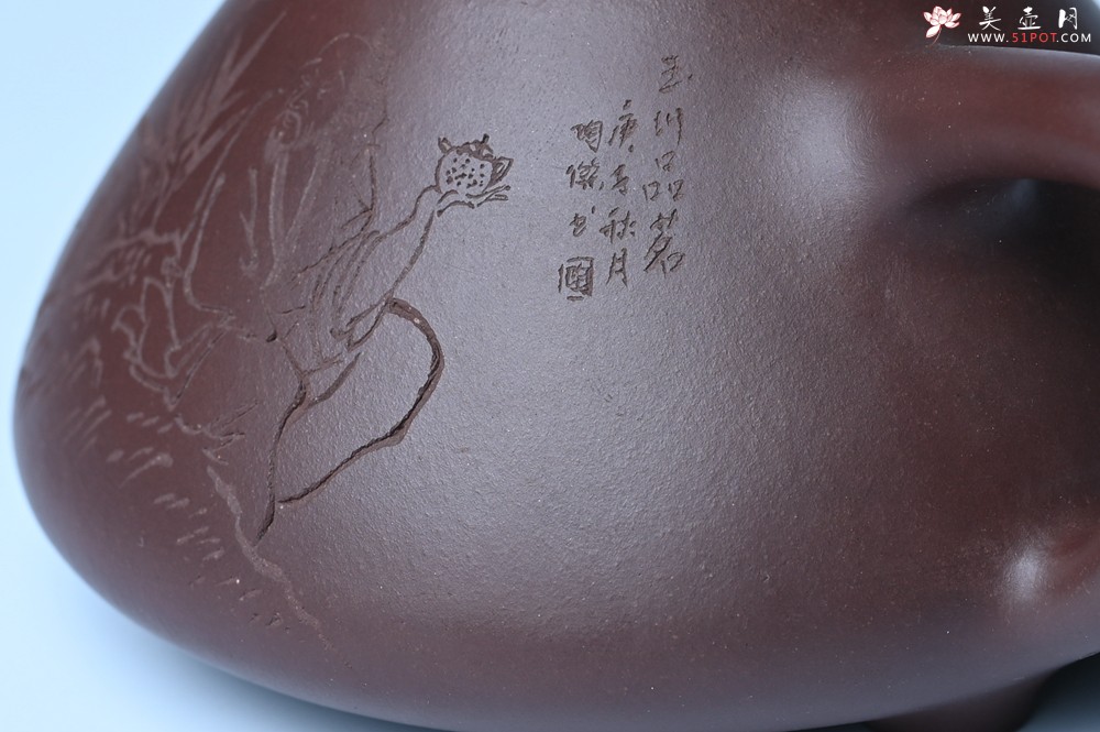 紫砂壶图片：潜力股周小培 特好全手工底槽清子冶石瓢 助工装饰品茶玩壶图 特文气 - 宜兴紫砂壶网