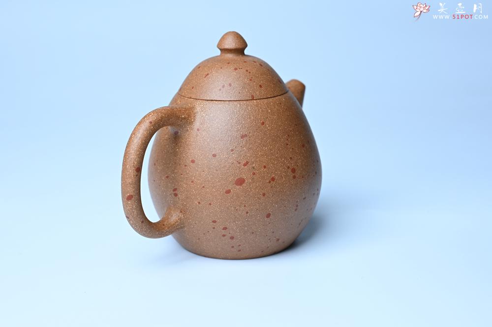 紫砂壶图片：美壶特惠 特好桃花段泥龙蛋紫砂壶 茶人醉爱 - 宜兴紫砂壶网