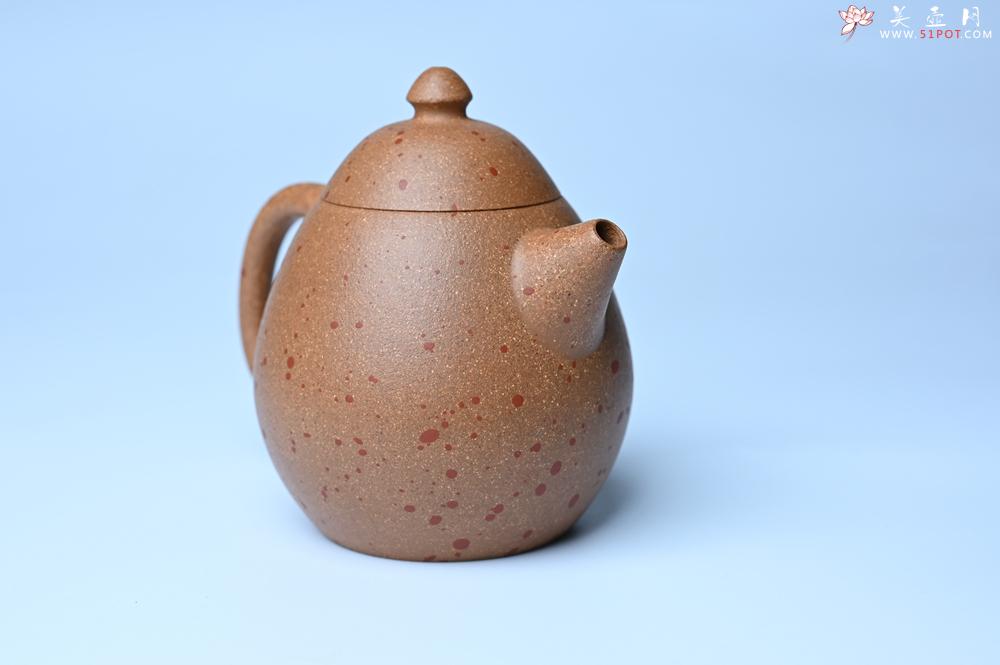 紫砂壶图片：美壶特惠 特好桃花段泥龙蛋紫砂壶 茶人醉爱 - 宜兴紫砂壶网