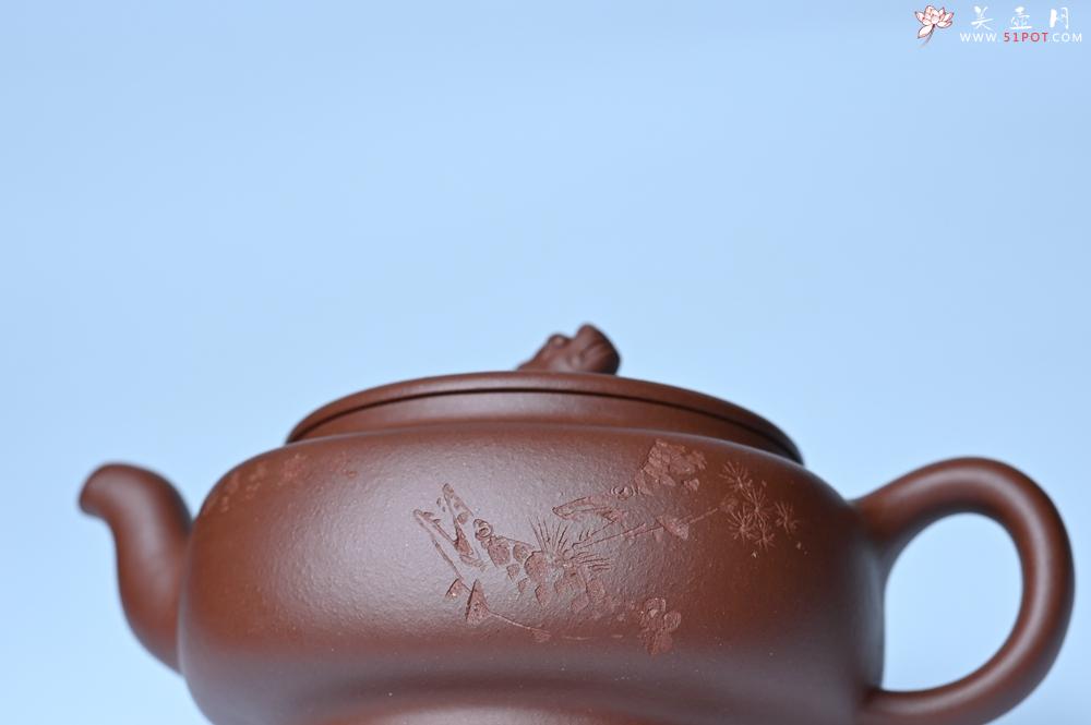 紫砂壶图片：美壶特惠 精致优质紫泥祥瑞壶 难度大 茶人醉爱 - 宜兴紫砂壶网