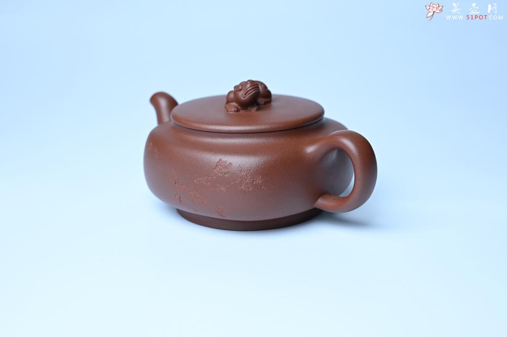 紫砂壶图片：美壶特惠 精致优质紫泥祥瑞壶 难度大 茶人醉爱 - 宜兴紫砂壶网