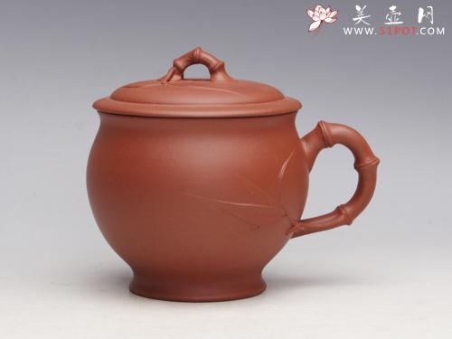 紫砂壶图片： 竹叶杯  泥料：... - 宜兴紫砂壶网