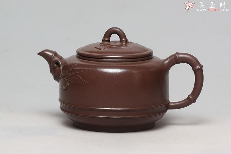 紫砂壶图片：劲竹壶 - 宜兴紫砂壶网