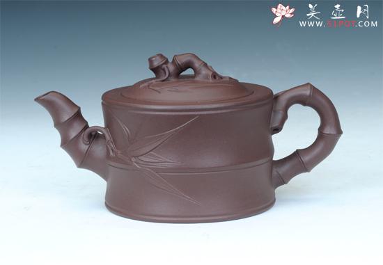 紫砂壶图片：竹段 - 宜兴紫砂壶网