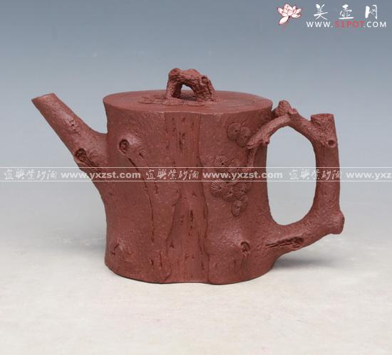 紫砂壶图片：松桩三 - 宜兴紫砂壶网