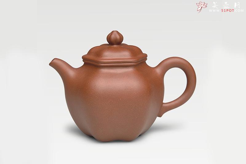 紫砂壶图片：六角莲子 - 宜兴紫砂壶网