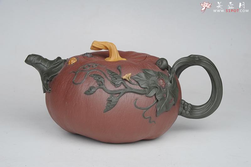 紫砂壶图片：南瓜壶 - 宜兴紫砂壶网