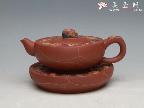 紫砂壶图片：华径 280CC - 宜兴紫砂壶网