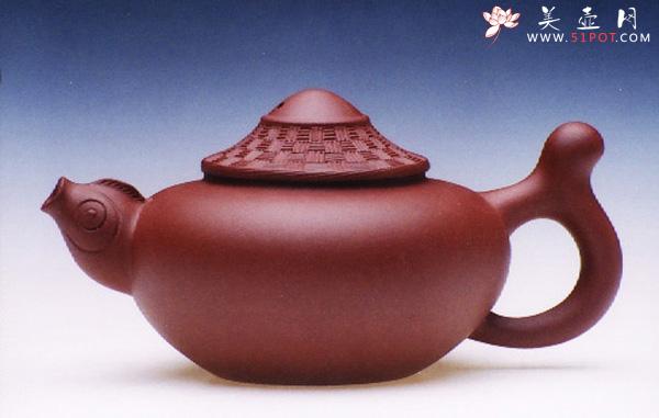 紫砂壶图片：渔翁壶 - 宜兴紫砂壶网