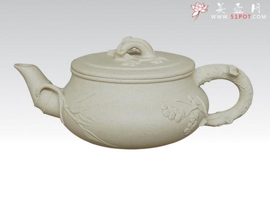 紫砂壶图片：岁寒三友  段泥 ... - 宜兴紫砂壶网