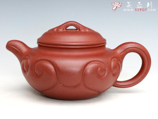 紫砂壶图片：仿古如意 - 宜兴紫砂壶网