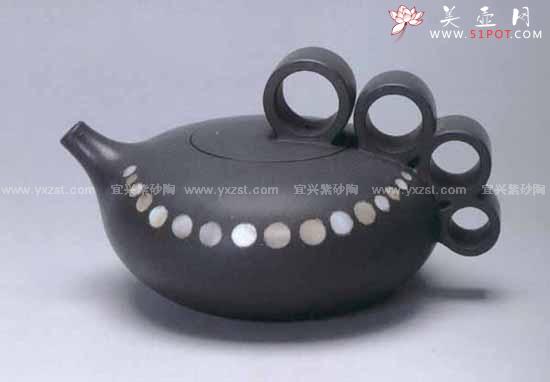 紫砂壶图片：珍珠翡翠壶 - 宜兴紫砂壶网