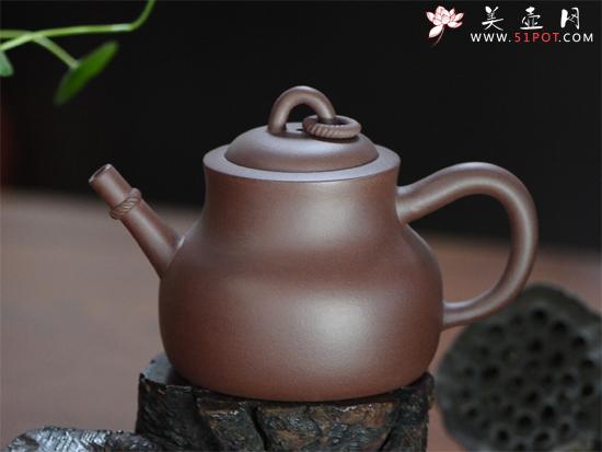 紫砂壶图片：玉璧双环 - 宜兴紫砂壶网