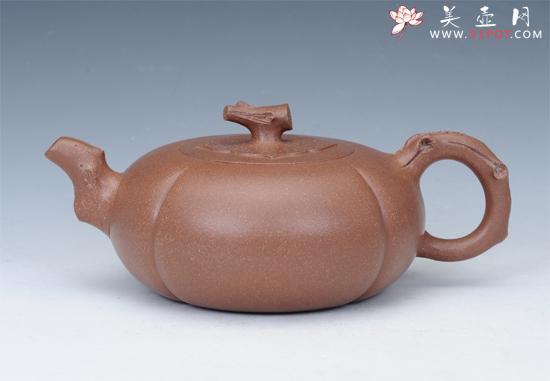 紫砂壶图片：柿圆 - 宜兴紫砂壶网