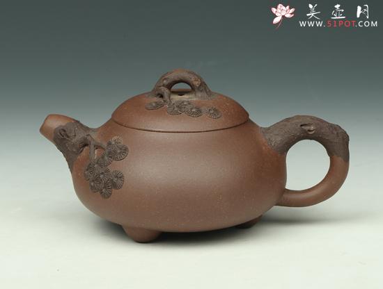 紫砂壶图片：景舟石瓢（松） - 宜兴紫砂壶网