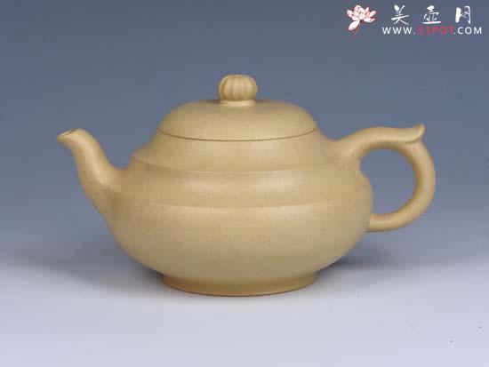 紫砂壶图片：- 本山绿泥步步高 - - 宜兴紫砂壶网