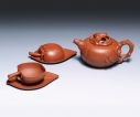 紫砂壶图片：柿子茶具 - 宜兴紫砂壶网