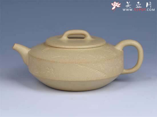 紫砂壶图片：- 本山绿泥汉君 - - 宜兴紫砂壶网