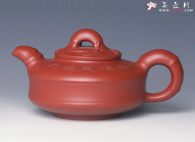 紫砂壶图片：竹富 320CC - 宜兴紫砂壶网