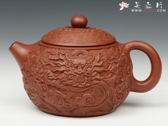 紫砂壶图片：九龙生子 - 宜兴紫砂壶网