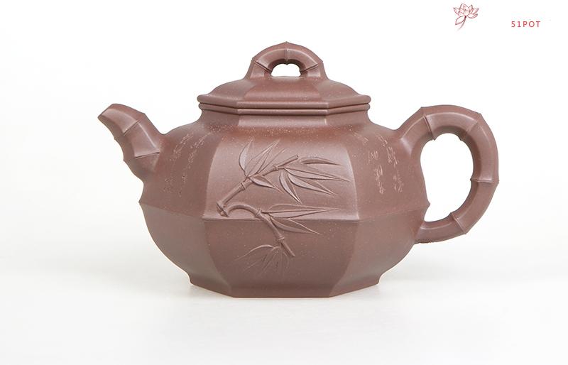紫砂壶图片：六方凤翔 - 宜兴紫砂壶网