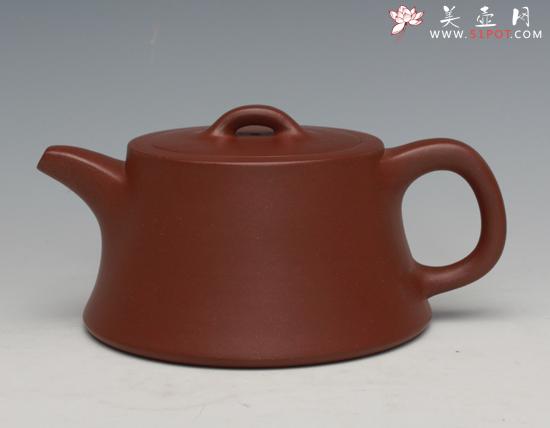 紫砂壶图片：鼓钟   容量:3... - 宜兴紫砂壶网