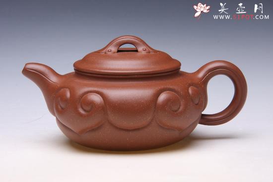 紫砂壶图片：仿古如意 - 宜兴紫砂壶网