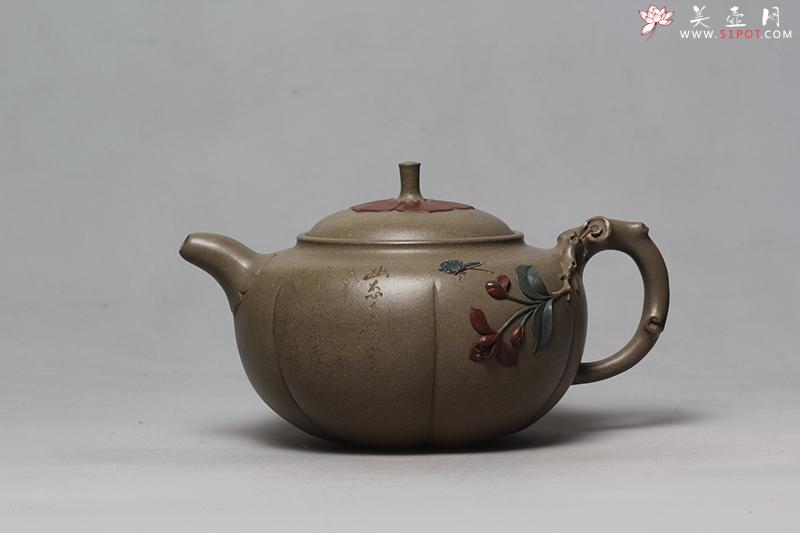 紫砂壶图片：海棠如意 - 宜兴紫砂壶网