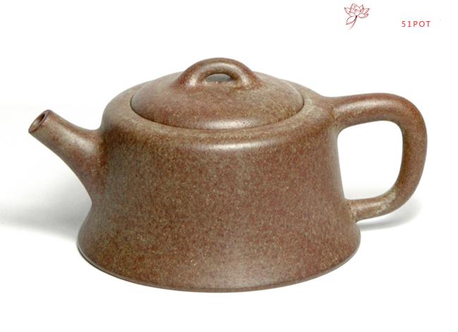 紫砂壶图片：鱼罩 270CC - 宜兴紫砂壶网