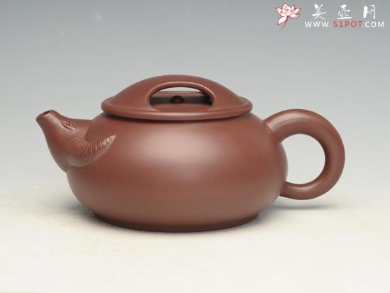 紫砂壶图片：牛气冲天 容量：320 - 宜兴紫砂壶网