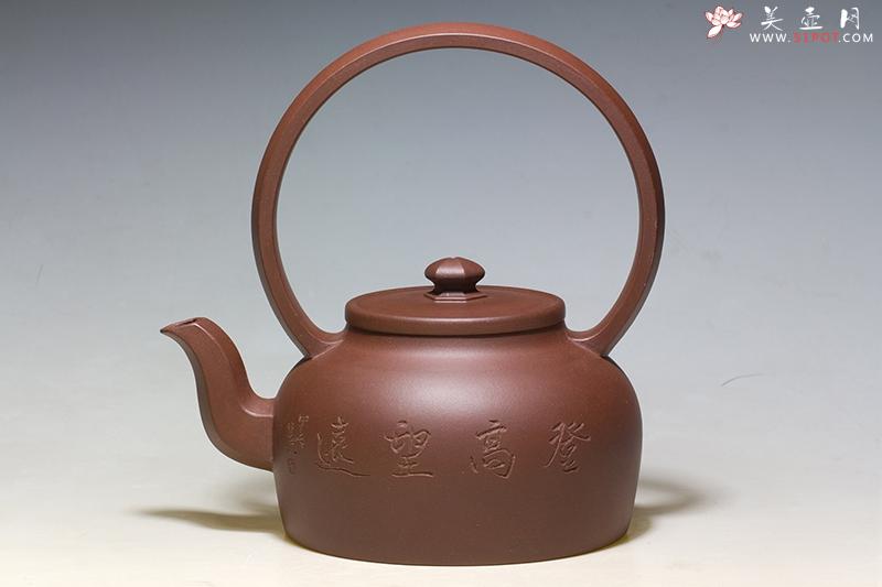 紫砂壶图片：大彬提梁 - 宜兴紫砂壶网