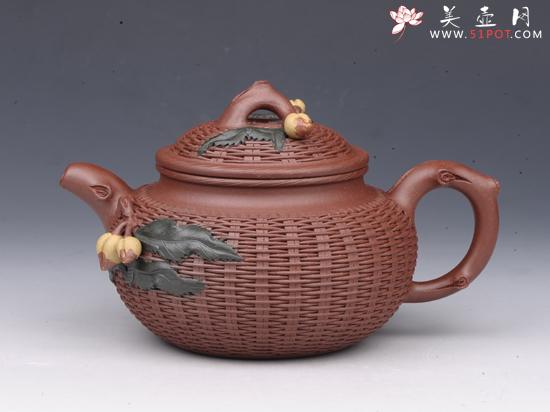 紫砂壶图片：圣桃 - 宜兴紫砂壶网