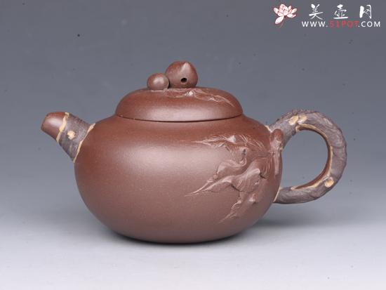 紫砂壶图片：小桃壶 - 宜兴紫砂壶网