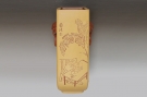 紫砂壶图片：芊筒（芭蕉人物图） - 宜兴紫砂壶网