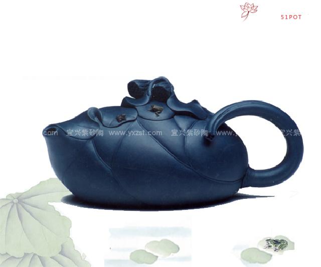 紫砂壶图片：并蒂莲 - 宜兴紫砂壶网