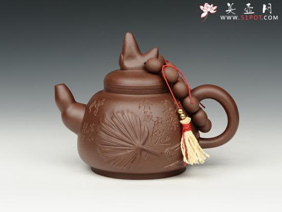 紫砂壶图片：济公三宝（小） - 宜兴紫砂壶网